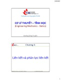 Bài giảng Cơ lý thuyết-Tĩnh học: Chương 4 - TS. Đường Công Truyền