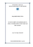 Luận văn Thạc sĩ Kinh tế: Xây dựng chiến lược kinh doanh của Công ty International Paint Việt Nam đến năm 2025