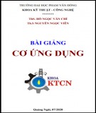 Bài giảng Cơ ứng dụng: Phần 2 - ĐH Phạm Văn Đồng