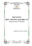 Bài giảng Thương mại điện tử - ĐH Phạm Văn Đồng