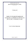 Luận văn Thạc sĩ Khoa học: Nghiên cứu tổng hợp gốm Akermanite 2CaO.MgO.2SiO2 và ảnh hưởng của oxit TiO2, ZrO2 đến cấu trúc và tính chất của gốm