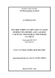 Luận văn Thạc sĩ Khoa học Hoá học: Tổng hợp, nghiên cứu phức chất của Tecbi và Dysprosi với L-histidin, axit L-aspartic và bước đầu thăm dò hoạt tính sinh học của chúng