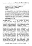 Study on the potential to absorb heavy metal (FE, CU, MN) in contaminated water by Centella asiatica