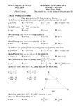 Đề thi giữa học kì 2 môn Toán lớp 8 năm 2020-2021 có đáp án - Sở GD&ĐT Bắc Ninh