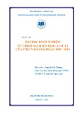 Luận văn Thạc sĩ Kinh tế: Bài học kinh nghiệm từ chính sách hỗ trợ lãi suất của Việt Nam giai đoạn 2009 - 2010