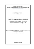 Luận văn Thạc sĩ Quản lý kinh tế: Đào tạo cán bộ quản lý cấp trung tại khối công nghiệp Bãi Bằng, Tổng Công ty Giấy Việt Nam