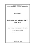 Luận văn Thạc sĩ Quản lý kinh tế: Thực trạng phát triển du lịch của tỉnh Lào Cai