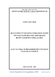 Luận văn Thạc sĩ Quản lý kinh tế: Quản lý đầu tư xây dựng cơ bản bằng nguồn vốn ngân sách nhà nước trên địa bàn huyện Tam Đường tỉnh Lai Châu