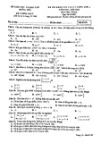 Đề thi khảo sát chất lượng môn Toán lớp 9 năm 2020-2021 - Sở GD&ĐT Hưng Yên