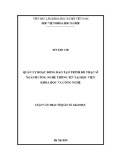 Luận văn Thạc sĩ Quản lý giáo dục: Quản lý hoạt động đào tạo trình độ Thạc sĩ ngành Công nghệ thông tin tại Học viện Khoa học và Công nghệ