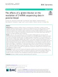 The effects of a globin blocker on the resolution of 3’mRNA sequencing data in porcine blood