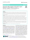 Genome-wide analysis of the NF-Y gene family in peach (Prunus persica L.)