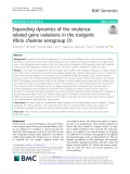 Expanding dynamics of the virulencerelated gene variations in the toxigenic Vibrio cholerae serogroup O1