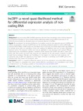 lncDIFF: A novel quasi-likelihood method for differential expression analysis of noncoding RNA