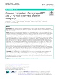 Genomic comparison of serogroups O159 and O170 with other Vibrio cholerae serogroups