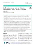 LtrDetector: A tool-suite for detecting long terminal repeat retrotransposons de-novo