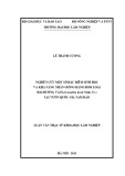 Luận văn Thạc sĩ Khoa học lâm nghiệp: Nghiên cứu một số đặc điểm sinh học và khả năng nhân giống bằng hom loài Hải đường vàng (Camellia tienii Ninh, Tr.) tại vườn quốc gia Tam Đảo