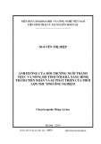 Luận văn Thạc sĩ Sinh học: Ảnh hưởng của môi trường nuôi thành thục và nồng độ tinh tới khả năng hình thành tiền nhân và sự phát triển của phôi lợn thụ tinh ống nghiệm