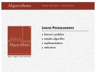 Lecture Algorithms - Chapter 9.9: Linear Programming