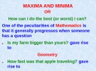 Lecture Calculus - Chapter 15: Maxima and minima