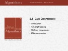 Lecture Algorithms - Chapter 5.5: Data Compression