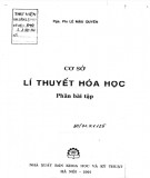 Cơ sở lý thuyết hóa học (Phần bài tập): Phần 2