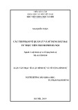 Luận văn Thạc sĩ Luật hình sự và Tố tụng hình sự: Các tội phạm về quản lý và sử dụng đất đai từ thực tiễn thành phố Hà Nội