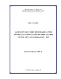 Luận văn Thạc sĩ Kinh tế: Nghiên cứu hoàn thiện hệ thống phân phối sản phẩm giày dép của Công ty Biti’s trên thị trường Việt Nam giai đoạn 2007-2015