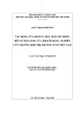 Luận văn Thạc sĩ Kinh tế: Tác động của dịch vụ hậu mãi chủ động đến sự hài lòng của khách hàng - Trong thị trường ô tô Việt Nam