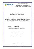 Khoá luận tốt nghiệp: Kế toán xác định kết quả kinh doanh tại Công ty TNHH TM KT Tri Việt
