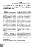 Tuân thủ điều trị của người bệnh đái tháo đường type 2 ngoại trú tại Trung tâm y tế huyện Gò Quao, Kiên Giang năm 2020