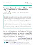 The temporal expression patterns of brain transcriptome during chicken development and ageing