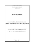 Luận văn Thạc sĩ Tài chính ngân hàng: Quản trị rủi ro tín dụng theo Basel II tại Ngân hàng TMCP Đầu tư và Phát triển Việt Nam