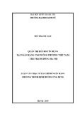 Luận văn Thạc sĩ Tài chính ngân hàng: Quản trị rủi ro tín dụng tại Ngân hàng TMCP Công Thương Việt Nam – chi nhánh Đông Hà Nội