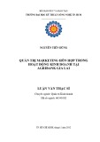 Luận văn Thạc sĩ: Quản trị marketing hỗn hợp trong hoạt động kinh doanh tại Agribank Gia Lai