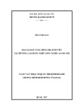 Luận văn Thạc sĩ Quản trị kinh doanh: Đào tạo kỹ năng mềm cho sinh viên tại trường Cao đẳng nghề Công nghệ cao Hà Nội