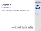 Lecture Discrete Structures for Computing - Chapter 0: Introduction