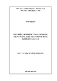 Luận văn Thạc sĩ Chính sách công: Thực hiện chính sách ưu đãi, chăm sóc, phụng dưỡng Bà mẹ Việt Nam anh hùng tại tỉnh Quảng Nam