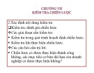 Bài giảng môn Quản trị chiến lược: Chương 7 - Trần Quang Cảnh