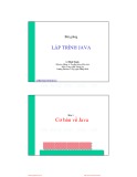 Bài giảng Lập trình Java - Lê Đình Thanh
