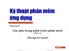 Bài giảng Kỹ thuật phần mềm ứng dụng: Chương 2 (Phần 2) - ĐH Bách khoa Hà nội