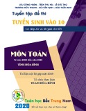 Tuyển tập 20 năm đề thi tuyển sinh môn Toán vào 10 tỉnh Hòa Bình