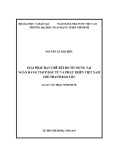 Luận văn Thạc sĩ Kinh tế: Giải pháp hạn chế rủi ro tín dụng tại Ngân hàng TMCP Đầu tư và Phát triển Việt Nam - Chi nhánh Bảo Lộc