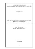 Luận văn Thạc sĩ Khoa học quản lý: Phát triển văn hóa doanh nghiệp để thúc đẩy hoạt động sản xuất kinh doanh (Nghiên cứu trường hợp Công ty Cổ phần ACC – Thăng Long)