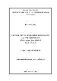 Luận án Tiến sĩ Quản lý kinh tế: Cải cách thủ tục hành chính trong đầu tư tại tỉnh Thái Nguyên