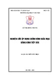 Luận án Tiến sĩ Y tế: Nghiên cứu áp dụng chỉnh hình giác mạc bằng kính tiếp xúc