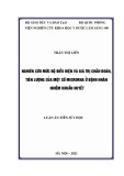 Luận án Tiến sĩ Y học: Nghiên cứu mức độ biểu hiện và giá trị chẩn đoán, tiên lượng của một số miRNA ở bệnh nhân nhiễm khuẩn huyết