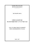 Luận văn Thạc sĩ Quản lý Kinh tế: Chính sách hỗ trợ doanh nghiệp nhỏ và vừa ở Việt Nam