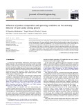 Influence of product composition and operating conditions on the unsteady behavior of hard candy cooling process