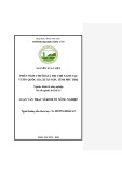 Luận văn Thạc sĩ Kinh tế nông nghiệp: Phân tích chuỗi giá trị chè xanh tại vườn quốc gia Xuân Sơn, tỉnh Phú Thọ